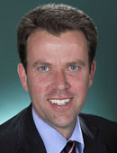 Dan Tehan MP. Liberal Wannon Vic. Official portrait Parliament House, 9 September 2010 File No 100313