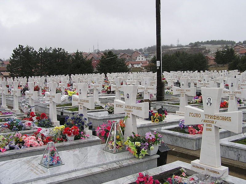 Bratunac-Serbian-Cemetery-Bosnia-War