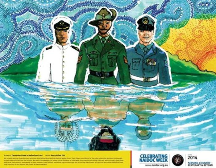 Naidoc National Poster 2014 by artist Harry Alfred Pitt_0